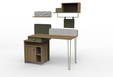 مكتب دراسة جوري باللون البني الجوزي | من هاي بوينت