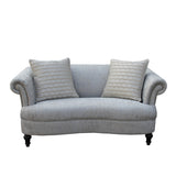 كنب ثنائي لامورين باللون الأبيض