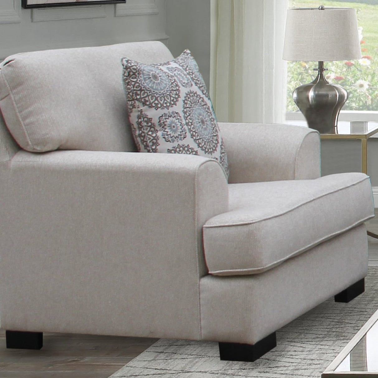 كنب أستيفارا باللون الرمادي