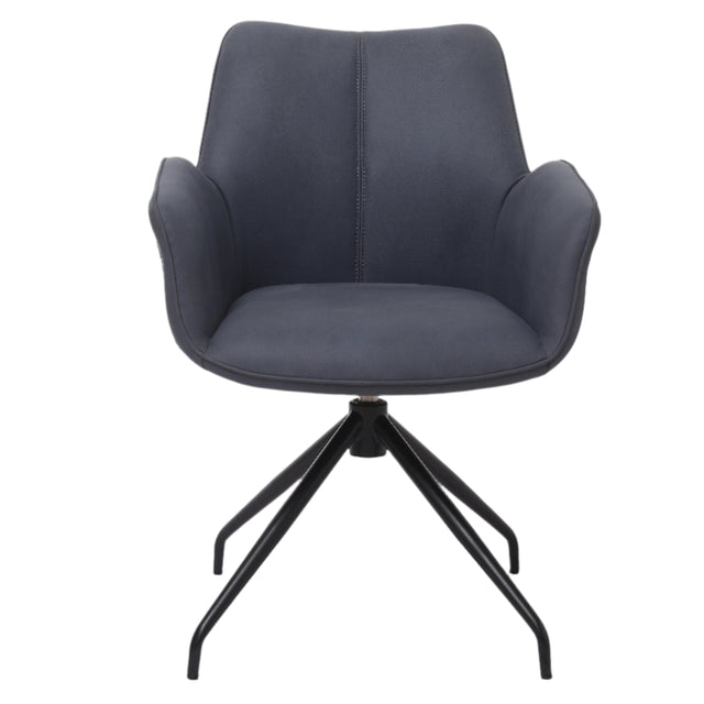 كرسي طعام بريو باللون الأزرق الغامق | من هاي بوينت