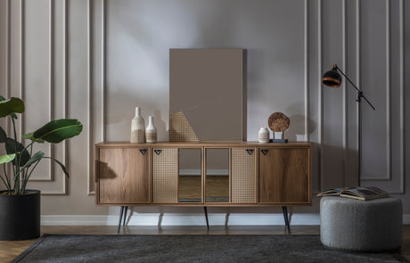 كونسول إيليك مع مرايا باللون البيج | من هاي بوينت