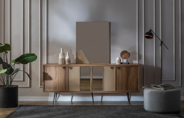 كونسول إيليك مع مرايا باللون البيج | من هاي بوينت