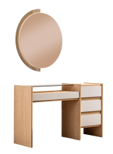 تسريحة ناتشور مع مراية باللون البيج