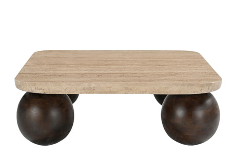 طاولة جانبية بريا باللون البيج | من هاي بوينت