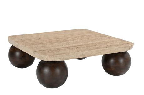 طاولة جانبية بريا باللون البيج | من هاي بوينت