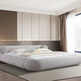 سرير ليانيس باللون الرمادي