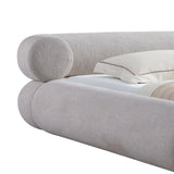 سرير ليانيس باللون الرمادي