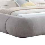 سرير ليانيس باللون الرمادي