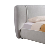 سرير ميرا باللون الرمادي