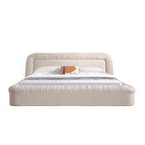 سرير أميسا باللون الكريمي