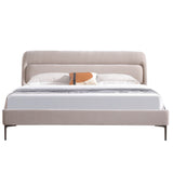 سرير سيرالين باللون الكريمي