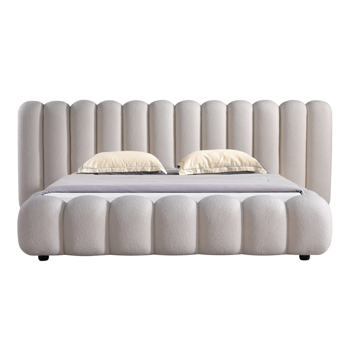 سرير ميراليا باللون الكريمي