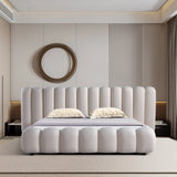 سرير ميراليا باللون الكريمي