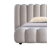 سرير ميراليا باللون الكريمي