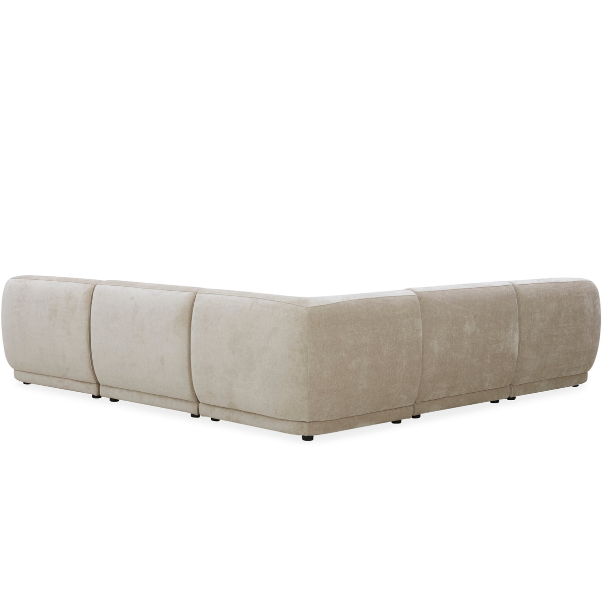 كنب زاوية أماري باللون البيج