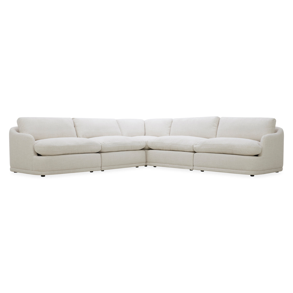 كنب زاوية فيروز باللون الأبيض