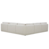 كنب زاوية فيروز باللون الأبيض