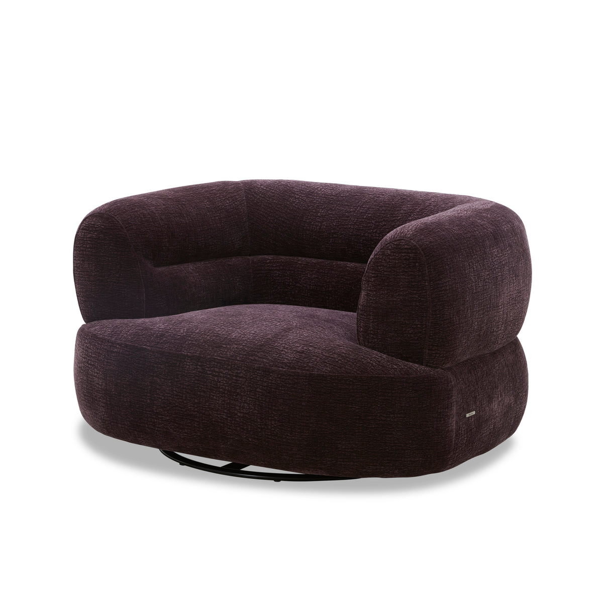 كنب فردي ريان باللون البنفسجي الغامق