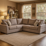 كنب زاوية كورفينا باللون البيج