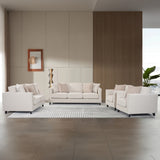 كنب فردي أورفيلدا باللون البيج الفاتح