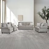 طقم كنب أورلينا باللون البني