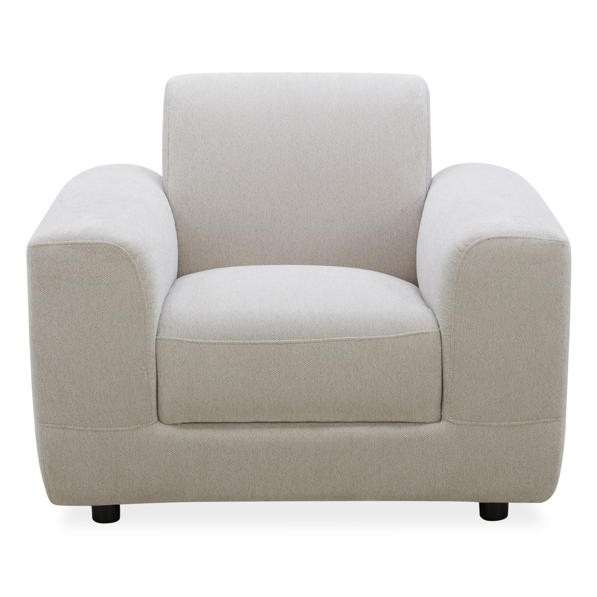 كنب فردي أوركيد باللون الأبيض