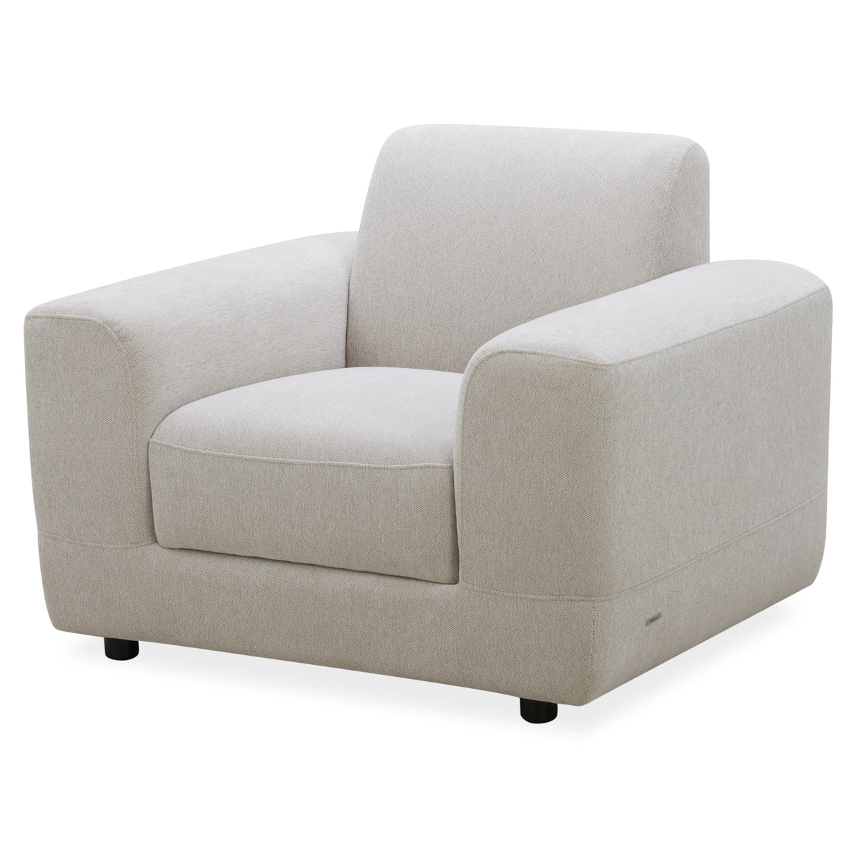 كنب فردي أوركيد باللون الأبيض