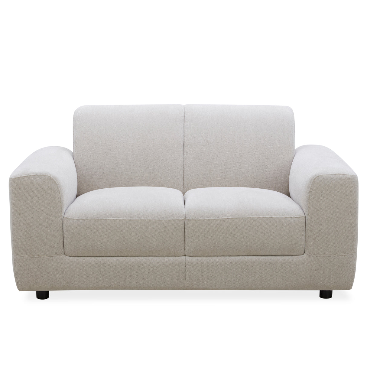 كنب ثنائي أوركيد باللون الأبيض