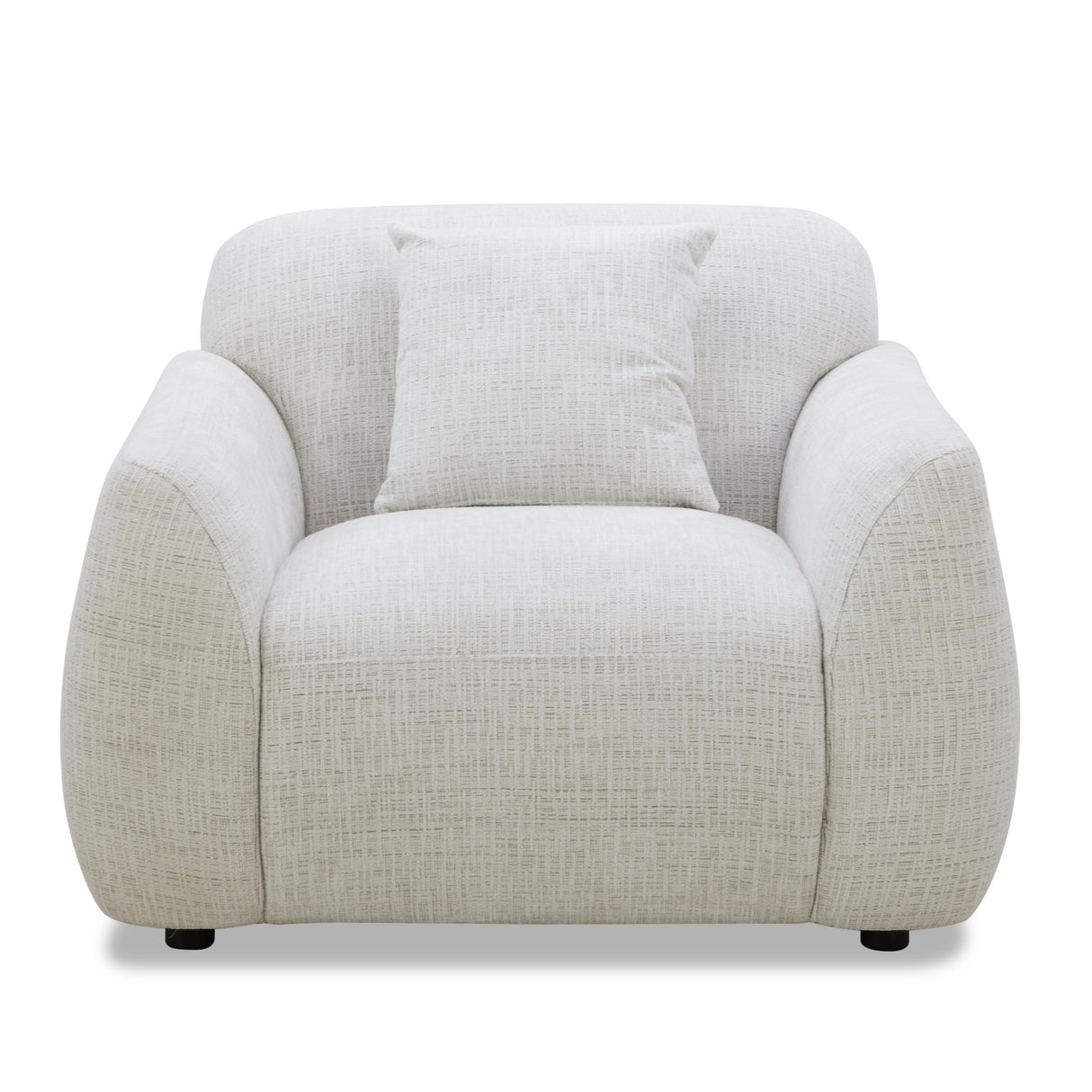 كنب فردي ريفان باللون الأبيض