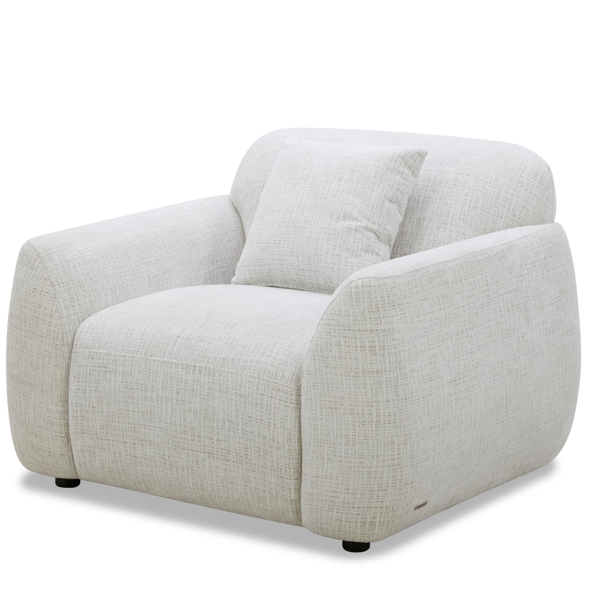 كنب فردي ريفان باللون الأبيض