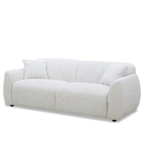 كنب ثلاثي ريفان باللون الأبيض