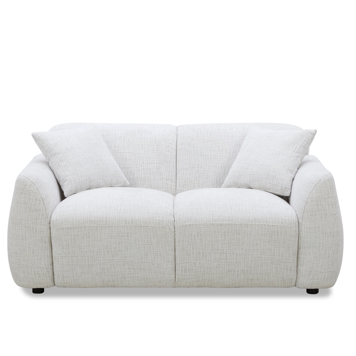 كنب ثنائي ريفان باللون الأبيض