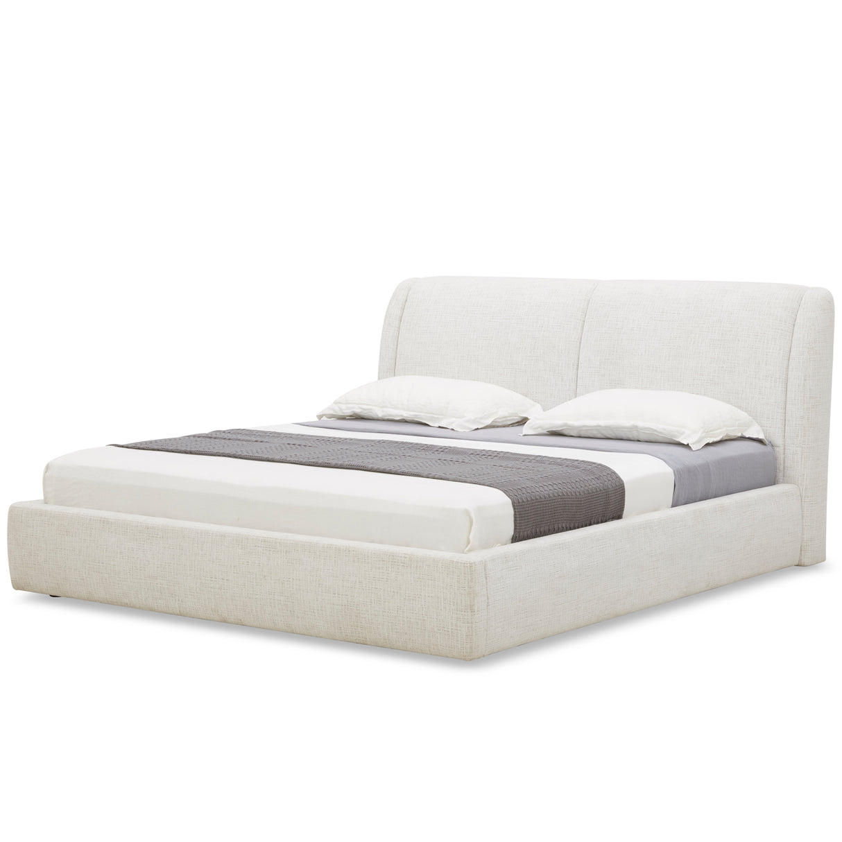 سرير كونا باللون الأبيض