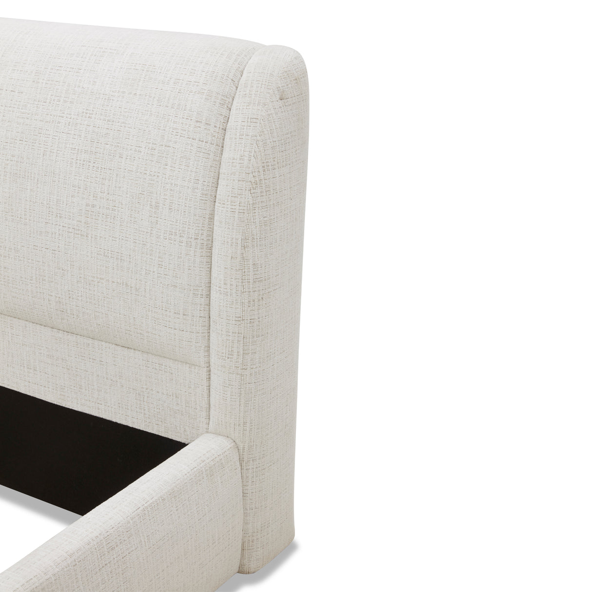 سرير كونا باللون الأبيض