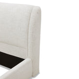 سرير كونا باللون الأبيض