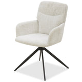 كرسي فردي سديم باللون الكريمي