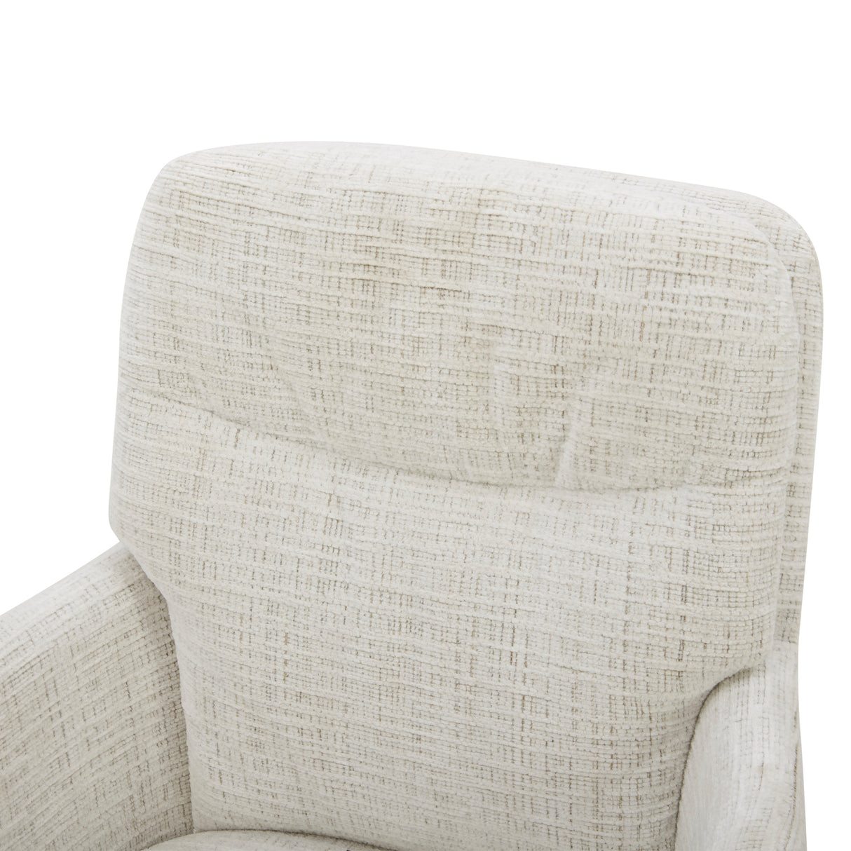 كرسي فردي سديم باللون الكريمي