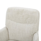 كرسي فردي سديم باللون الكريمي