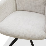 كرسي فردي سديم باللون الكريمي