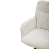 كرسي فردي سديم باللون الكريمي