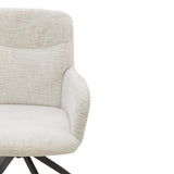 كرسي فردي سديم باللون الكريمي