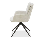 كرسي فردي سديم باللون الكريمي