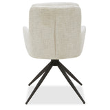 كرسي فردي سديم باللون الكريمي