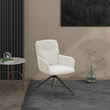 كرسي فردي سديم باللون الكريمي