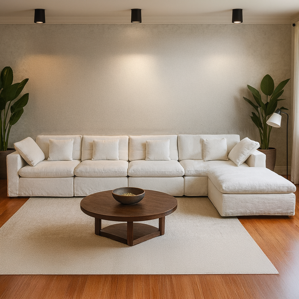 كنب مارلين زواية باللون البيج