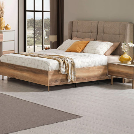 سرير نيفا باللون البيج - High Point