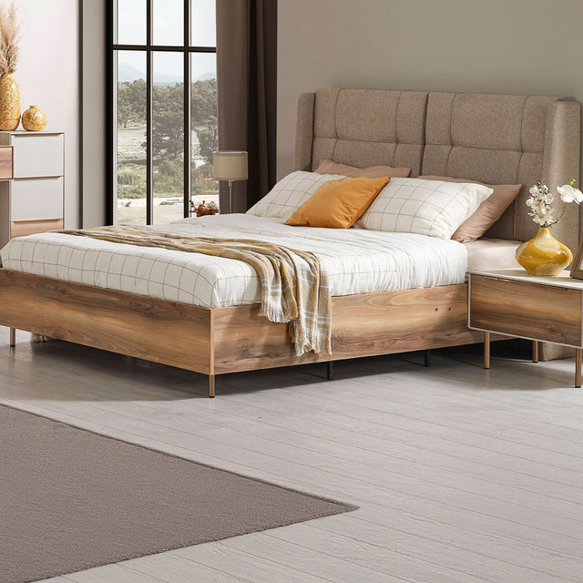 سرير نيفا باللون البيج - High Point