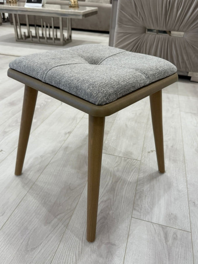 كرسي تسريحة كينز باللون الرمادي | من هاي بوينت