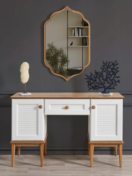 تسريحة كينز مع مراية باللون البيج - High Point