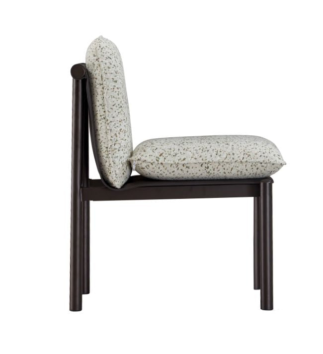 كرسي طعام سوفيرا باللون الرمادي